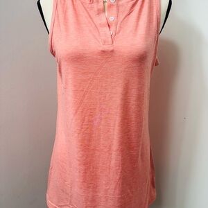 Women's Tank Top Button Down Crewneck Sleeveless Shirt Cami Tunic Blouses S